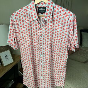 Rodd & Gunn Men’s S/S Watermelon Print Sports Fit Button Up Size S